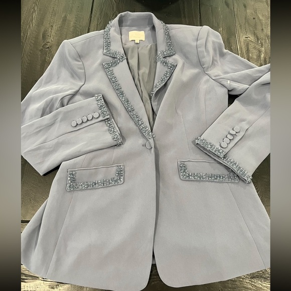 CINQ A SEPT Kayden Beaded Pant Suit - Picture 6 of 7